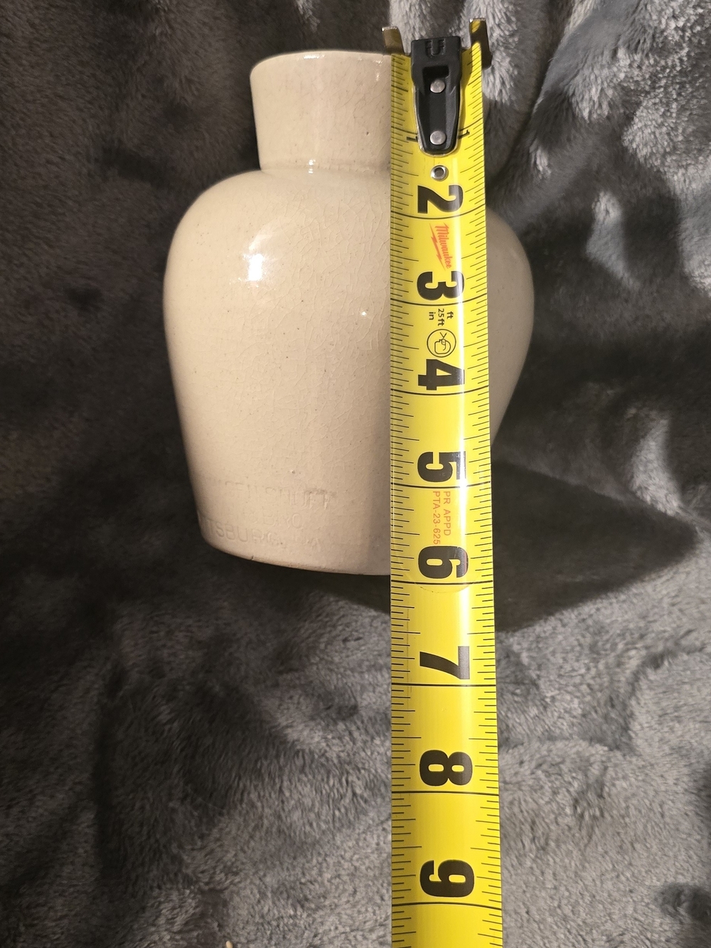 Cream Ceramic Accent Vase - Neutral Home Accent